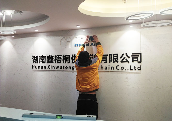 長沙公司背景墻